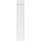 Ekena Millwork Plain PVC Pilaster w/Standard Capital & Base, 9"W x 48"H x 2"P PILP09X048SM01-2 - alternate 2